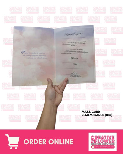 Mass card - Pink Memoirs (big)