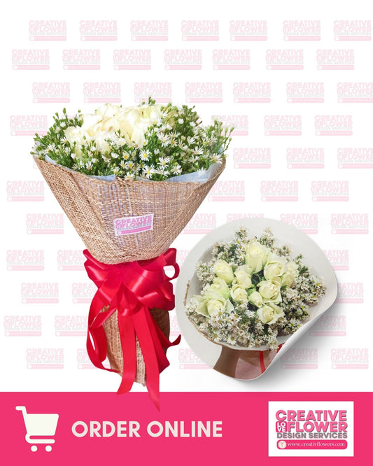 1 dozen - White Glamour