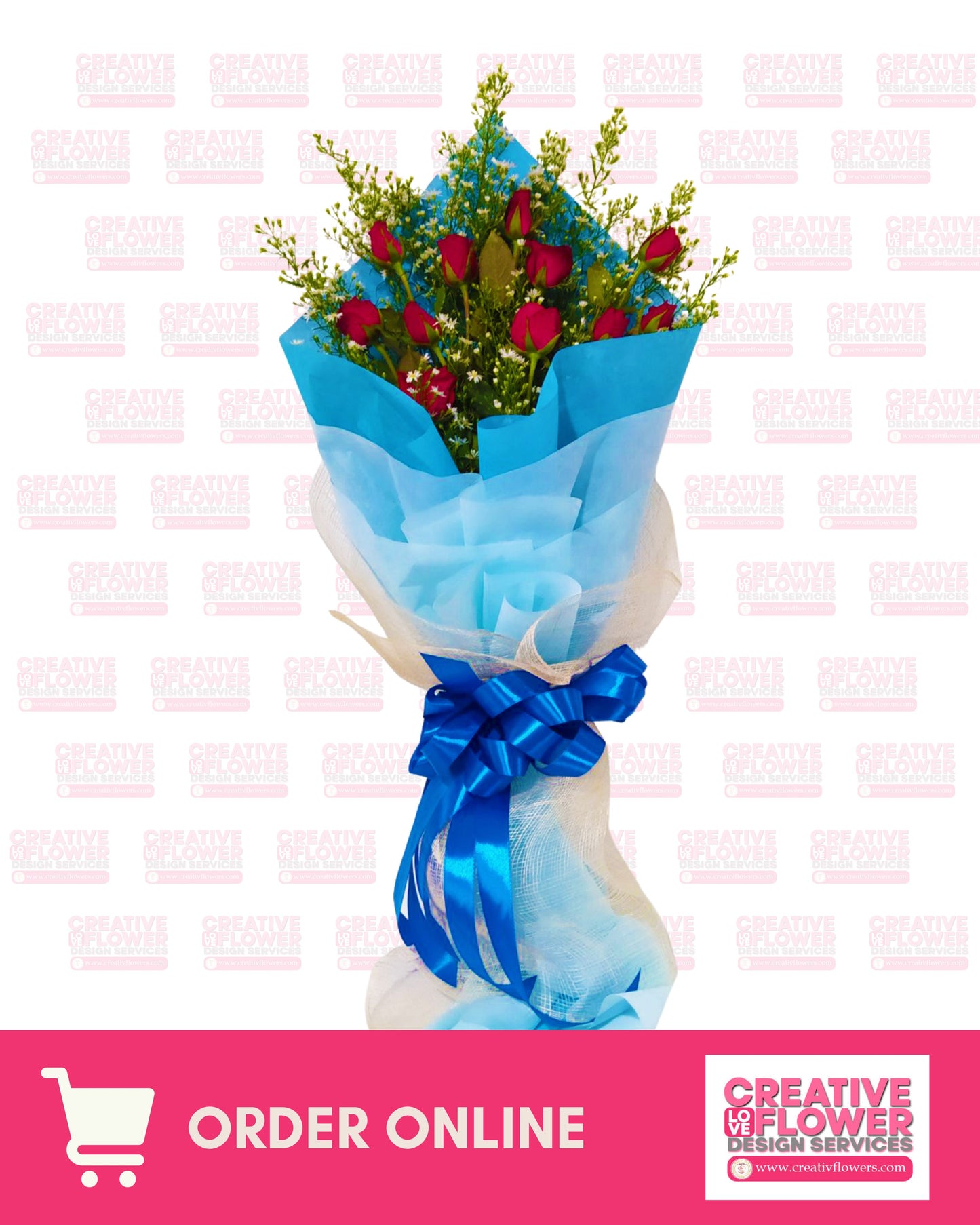 1 dozen Red and Blue velvet