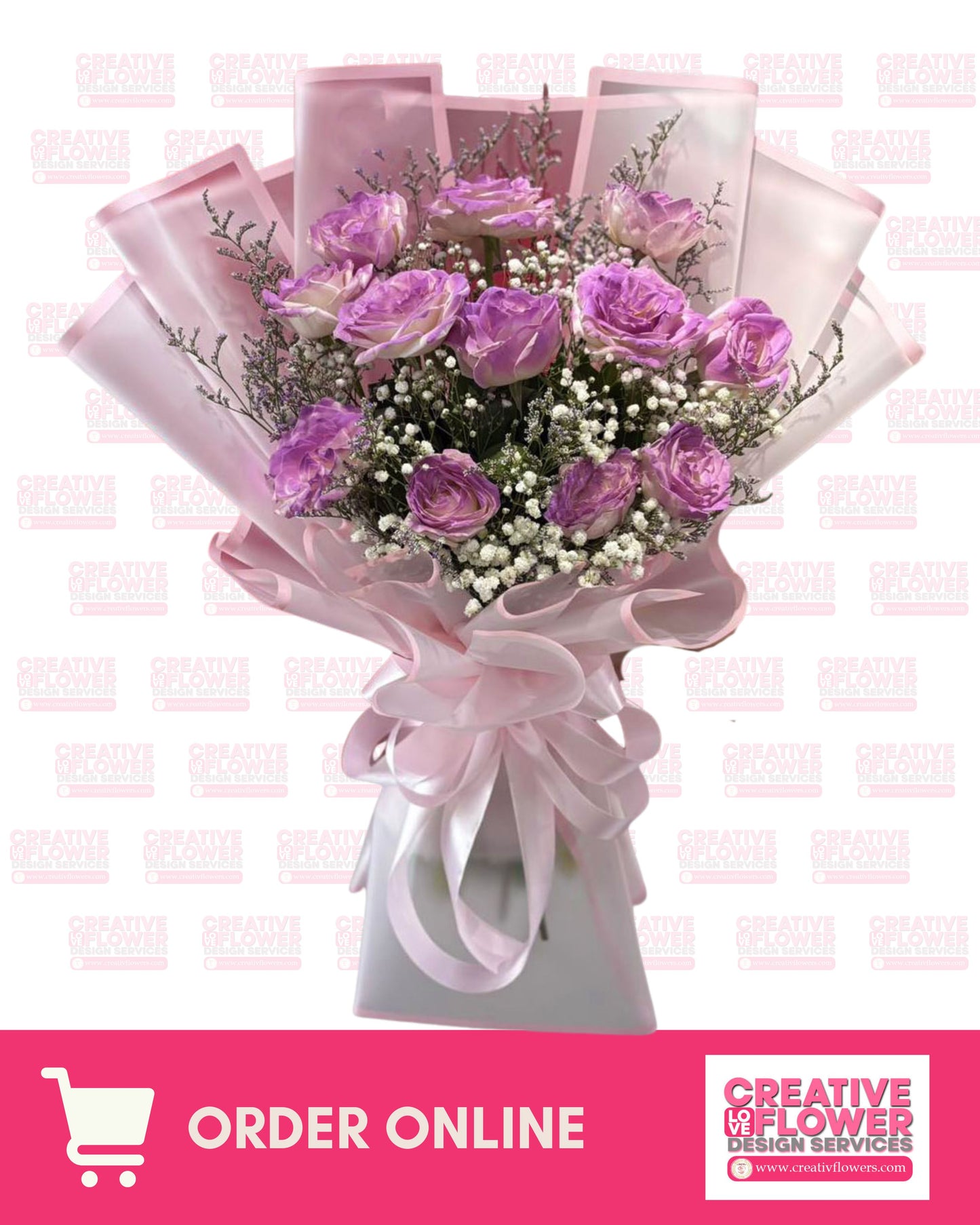 1 dozen Purple Splash