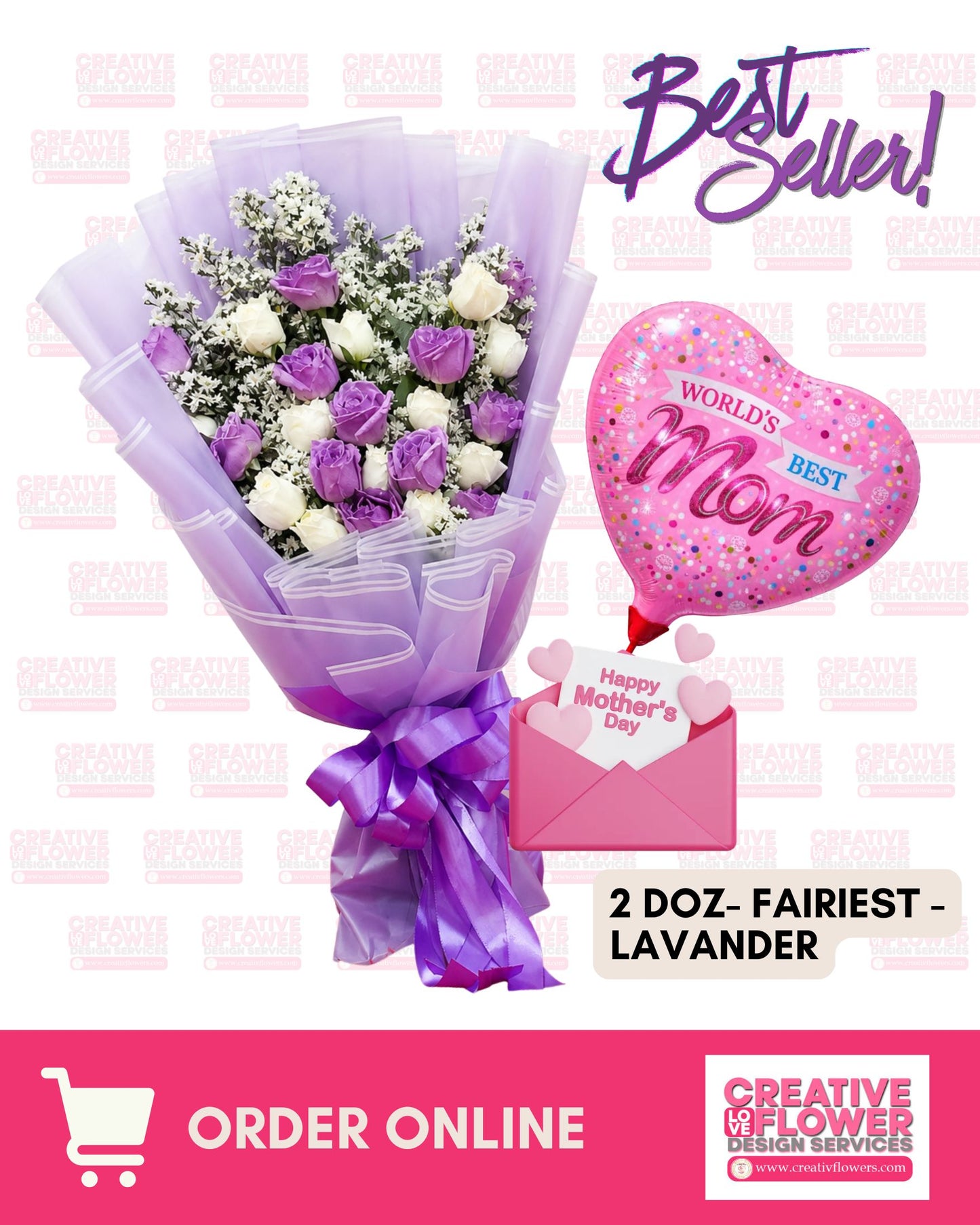 2 dozen - Fairiest Lavander