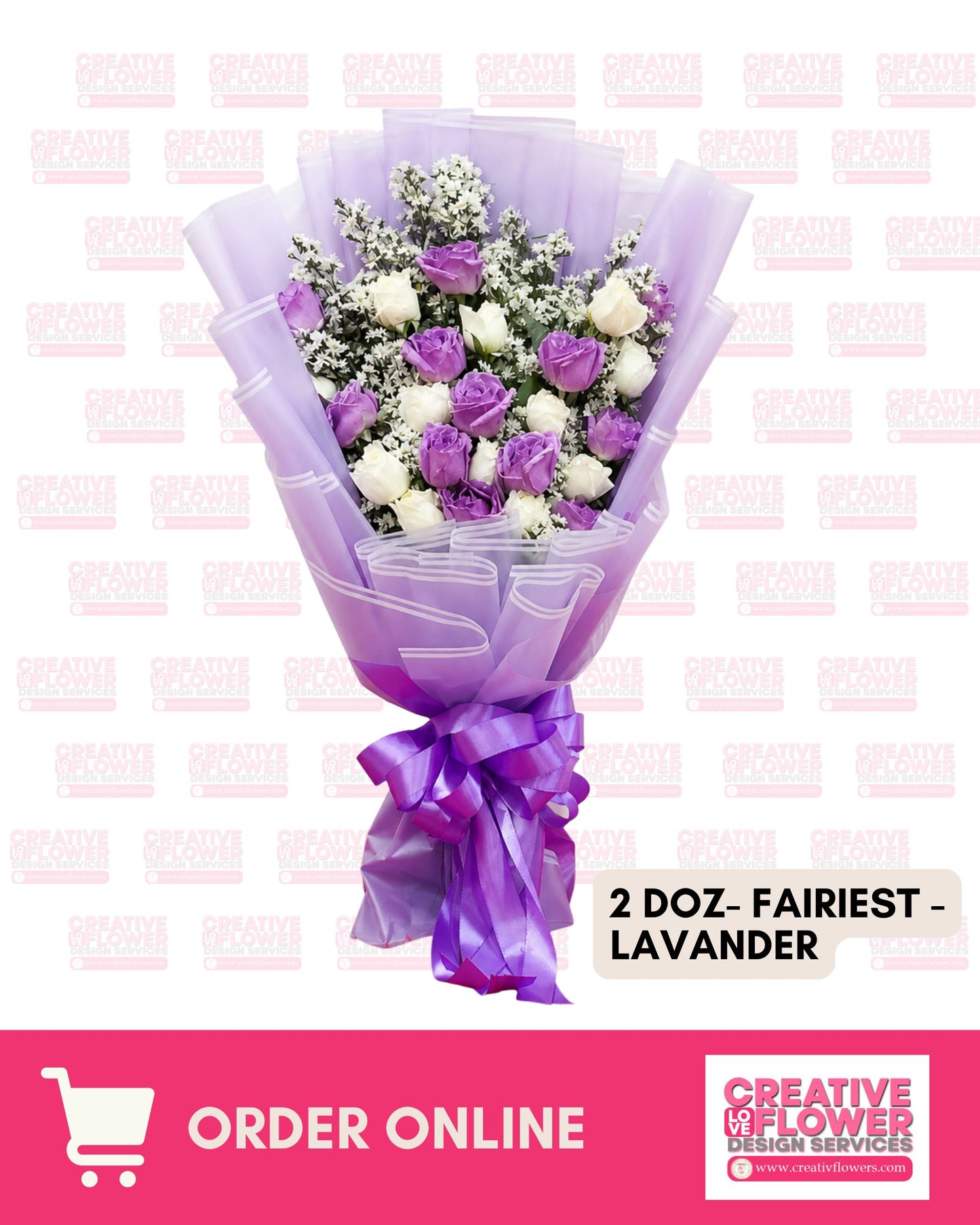 2 dozen - Fairiest Lavander