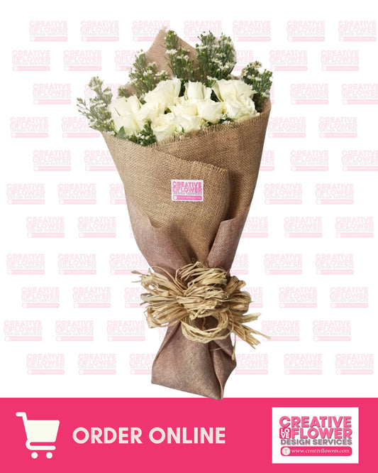 1 dozen White Cecilia