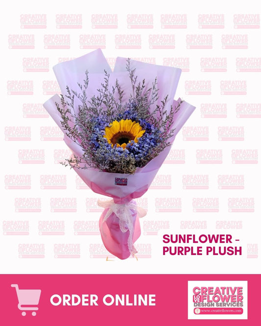 SUNFLOWER -  Purple Plush