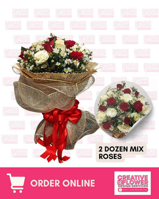2 dozen - Fairy bouquet Mix