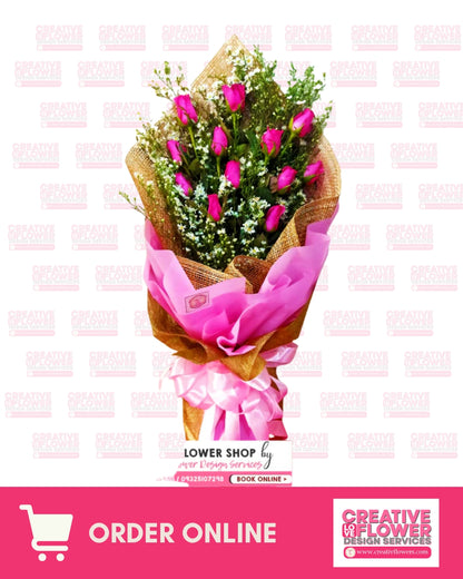1 dozen - Pink Empress