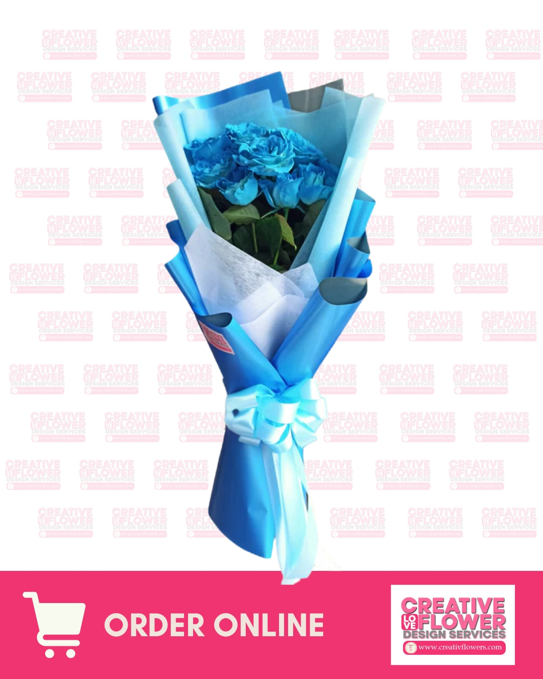 1 dozen - Light Blue Heaven
