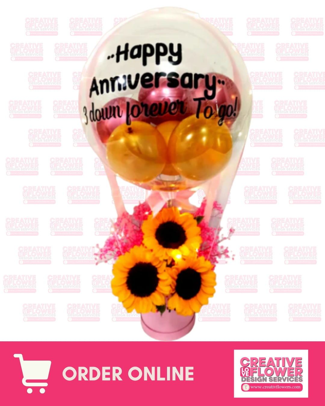 Box of Blooms - Sunshine Anniv