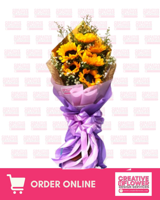 Sunflower - 6 Super Purple Lover