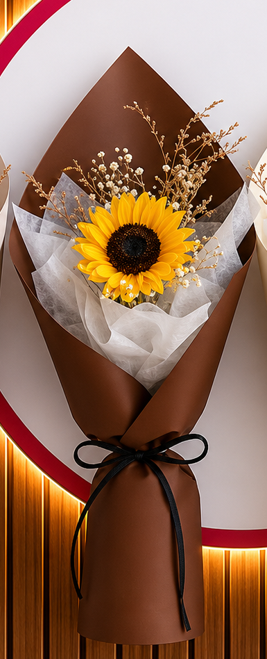 SUNFLOWER - SIMPLE ELEGANT (choose wrapper)