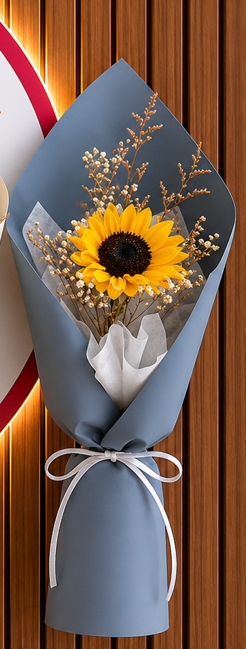 SUNFLOWER - SIMPLE ELEGANT (choose wrapper)