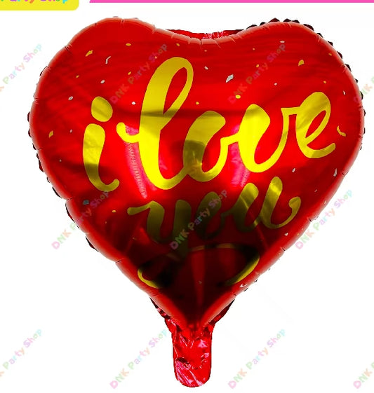 I love you ♥️ heart foil balloon