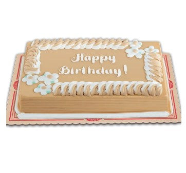 Creamy Caramel Dedication Cake -Regular Size