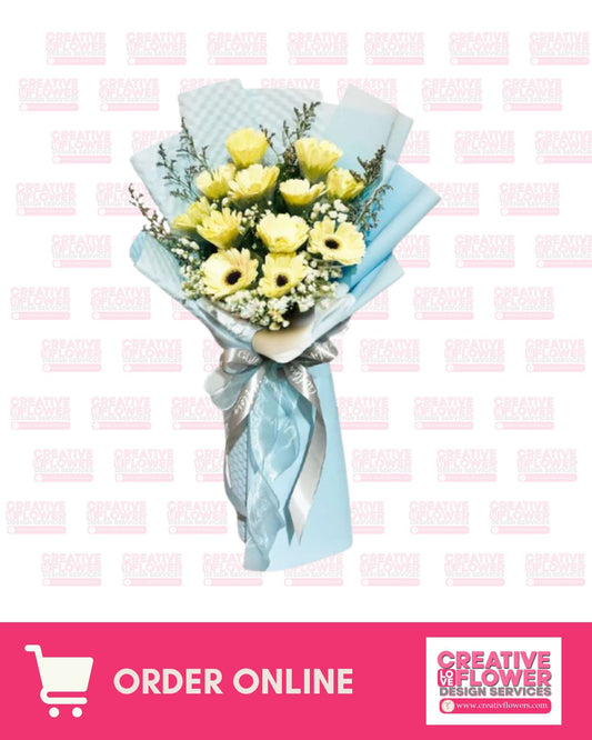 Daisy - Cloud & Sky Bouquet