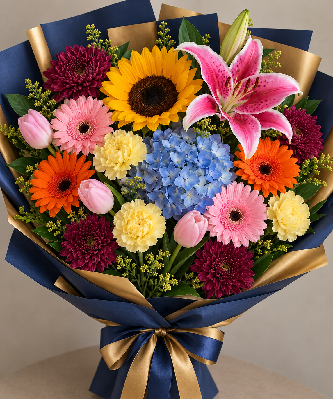 Midnight Birthday bouquet