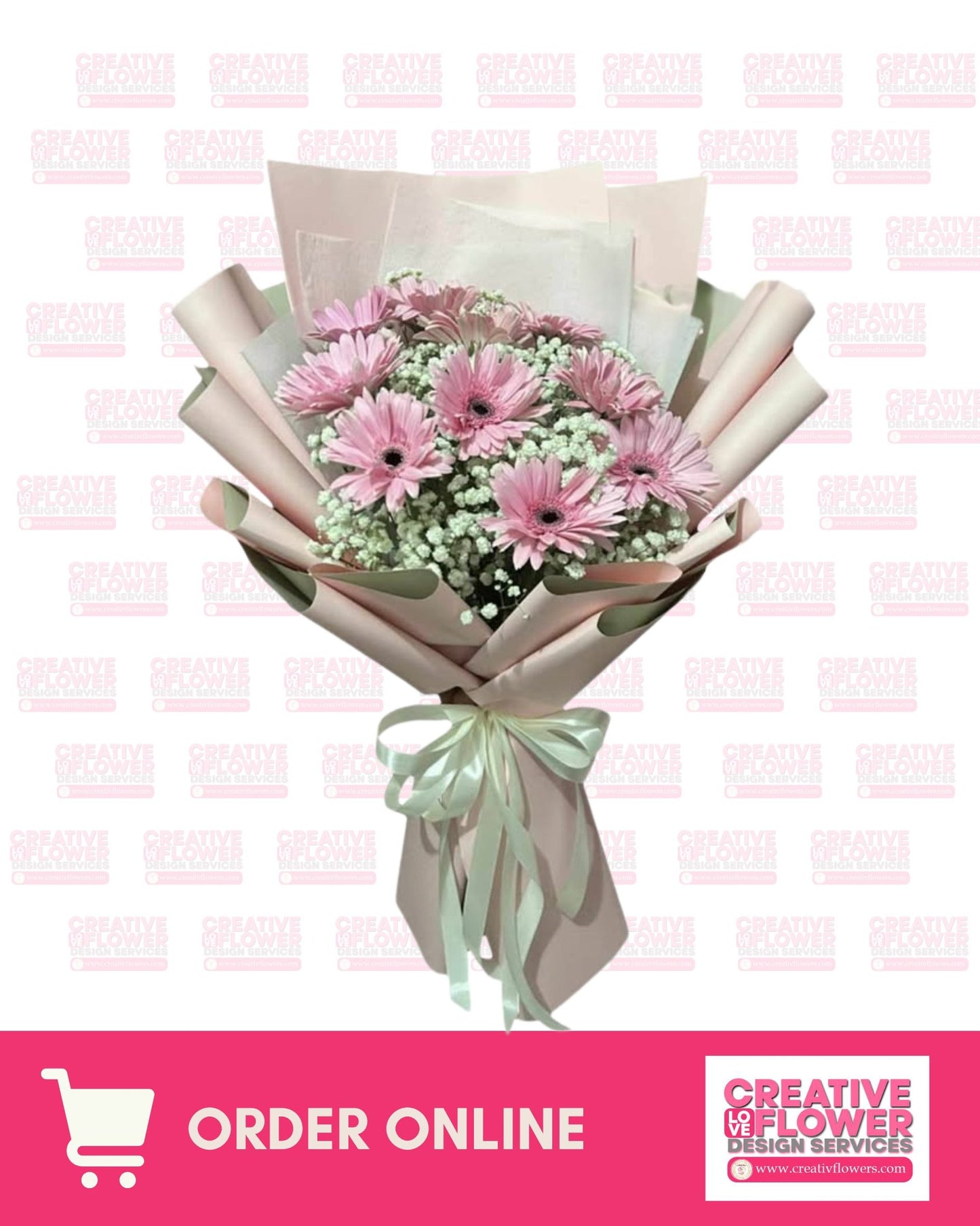 Daisy - Light Pink Glow Bouquet