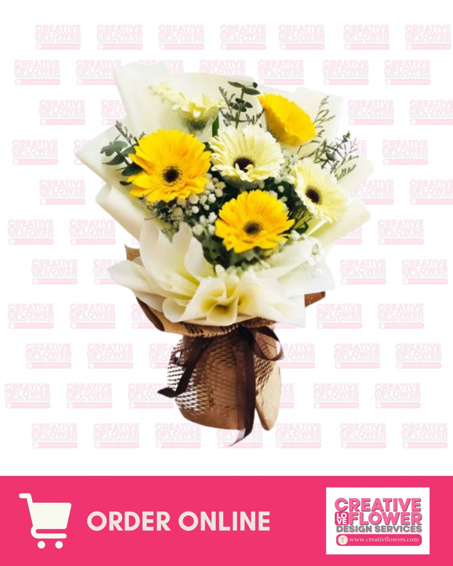 Daisy - Sunlight Serenity Bouquet