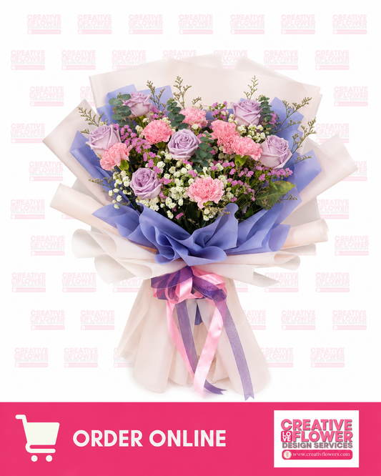 Carnations mix of love