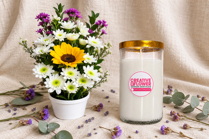 UNDAS - SUNFLOWER W/ CANDLE 6