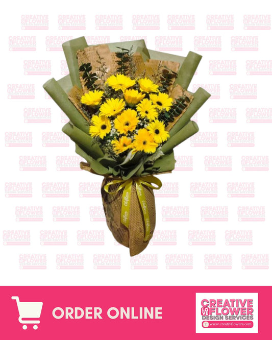 Daisy - Fresh Olive Bloom Bouquet