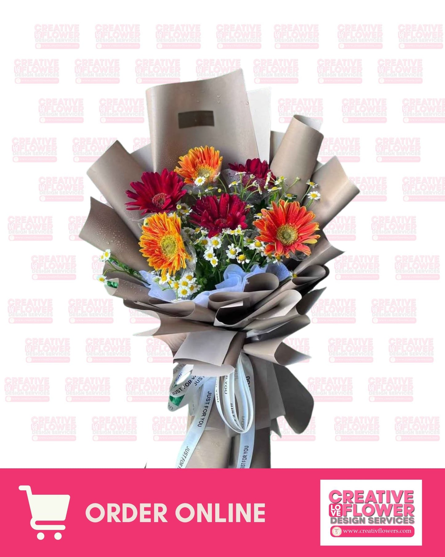 Daisy - Autumn Flame Bouquet