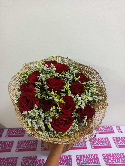 1 Dozen of Red Fairy Bouquet