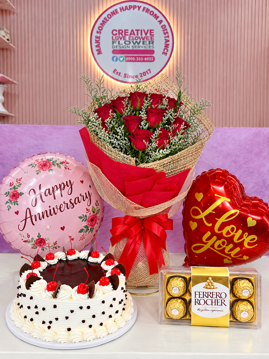 Birthday / Anniversary - Full Toblerone of Love