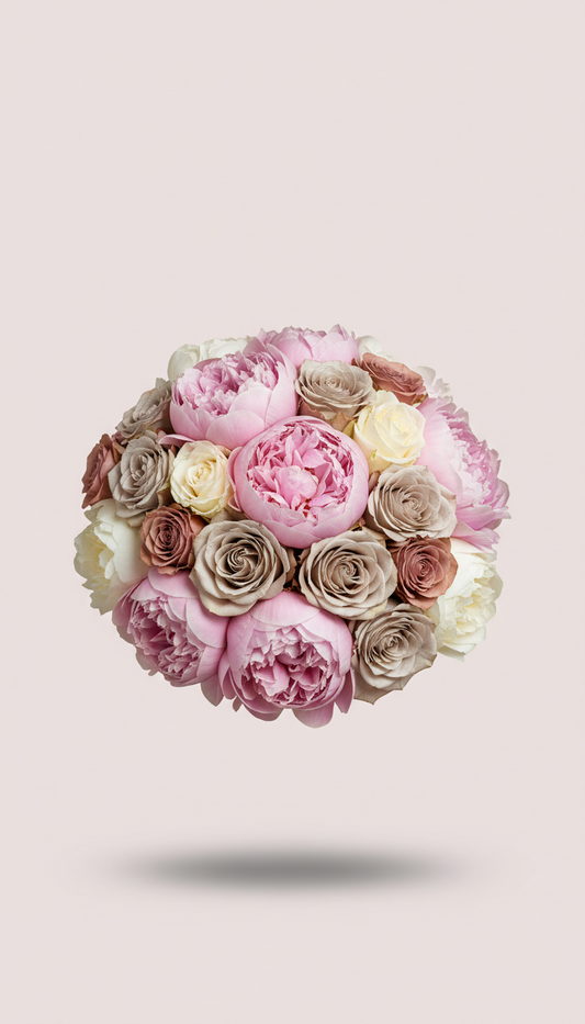 Hand-Tied Peony Gathering