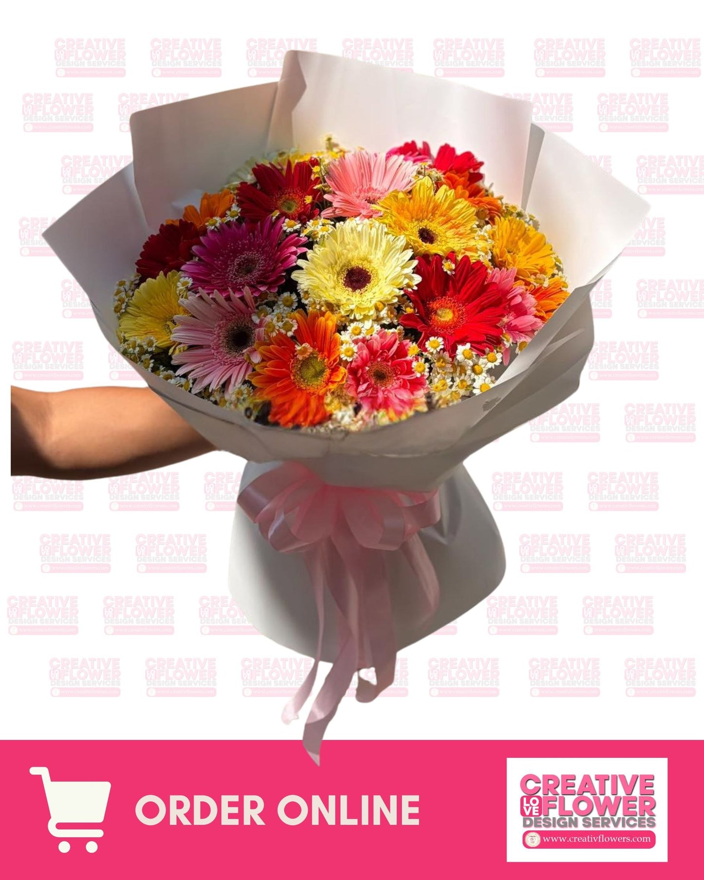 DAaisy - Rainbow Glow Bouquet