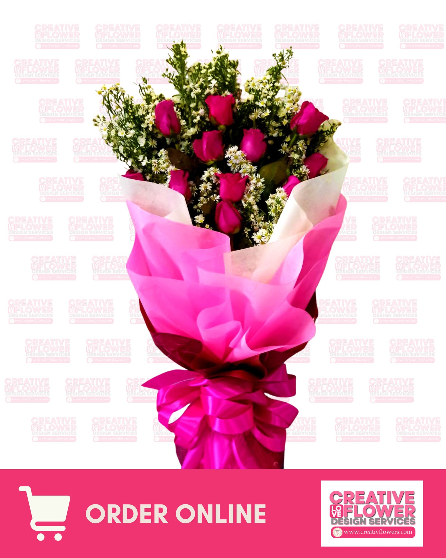 1 dozen Pink happiness