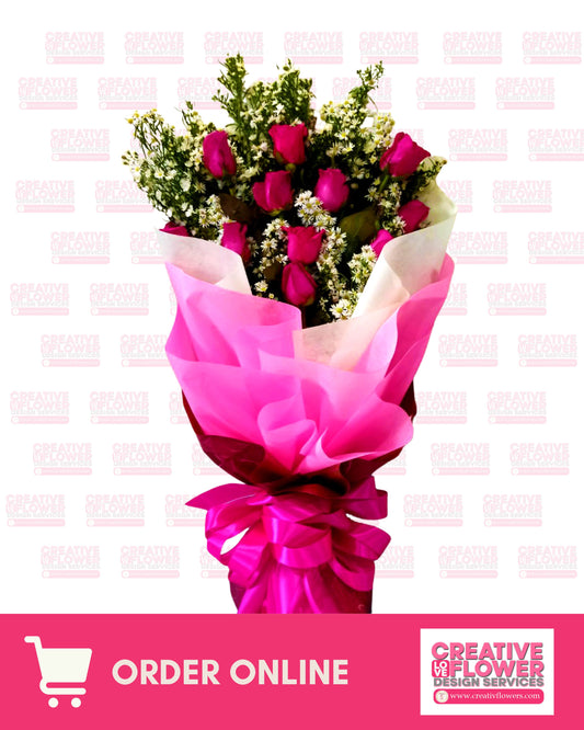 1 dozen Pink happiness