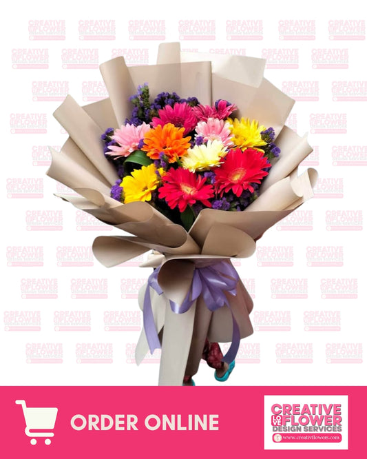Daisy -  Blushing Berry Daisies