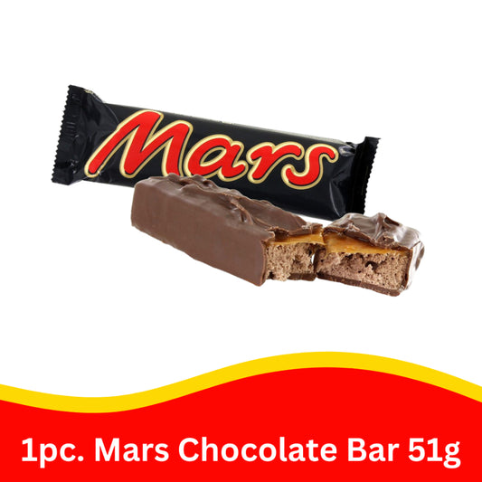 Chocolate- Mars Chocolate Bar 51g