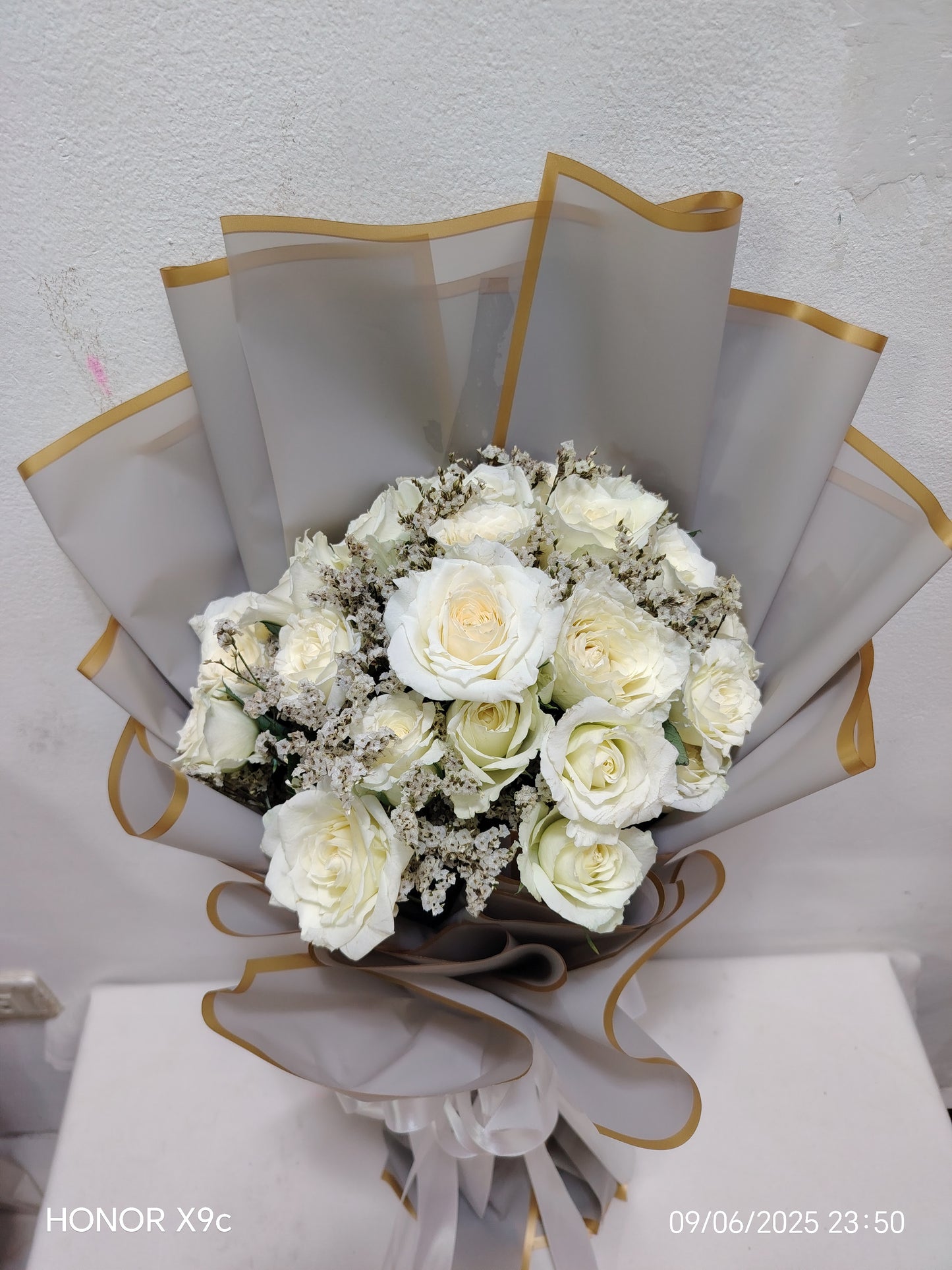 2 dozen White Roses - Dream Babe