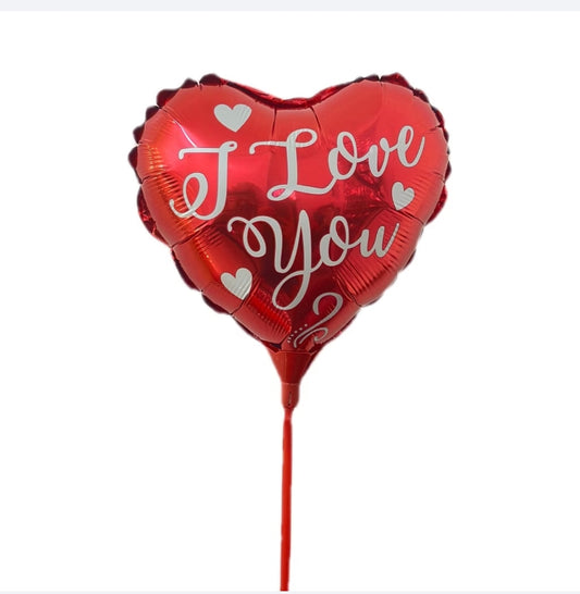 10 inch I love you foil balloon