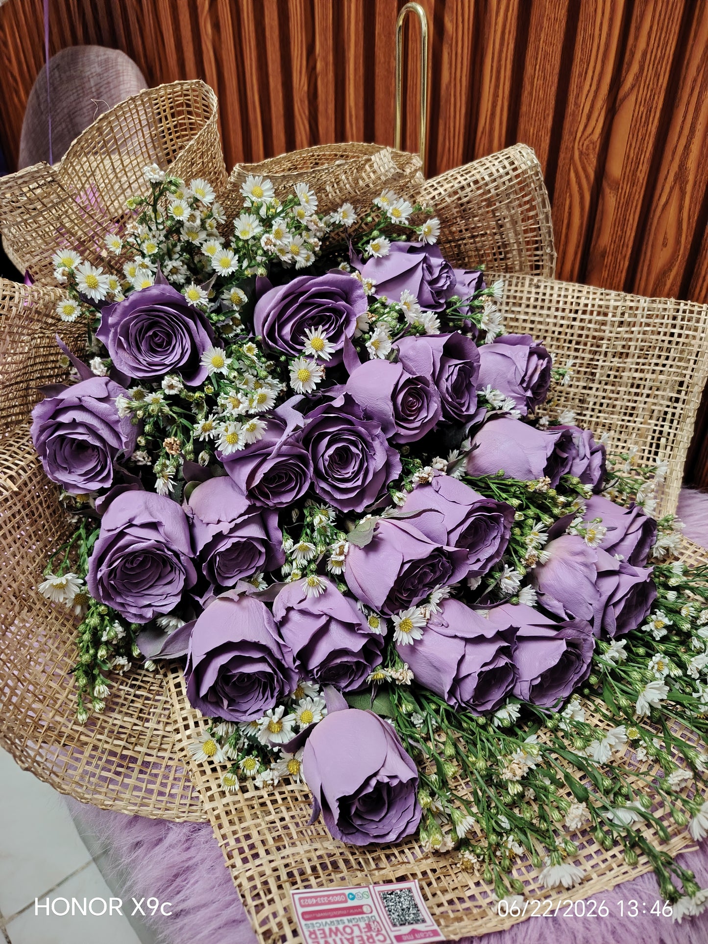 2 dozen - Fierce Lady in Purple (Imported)
