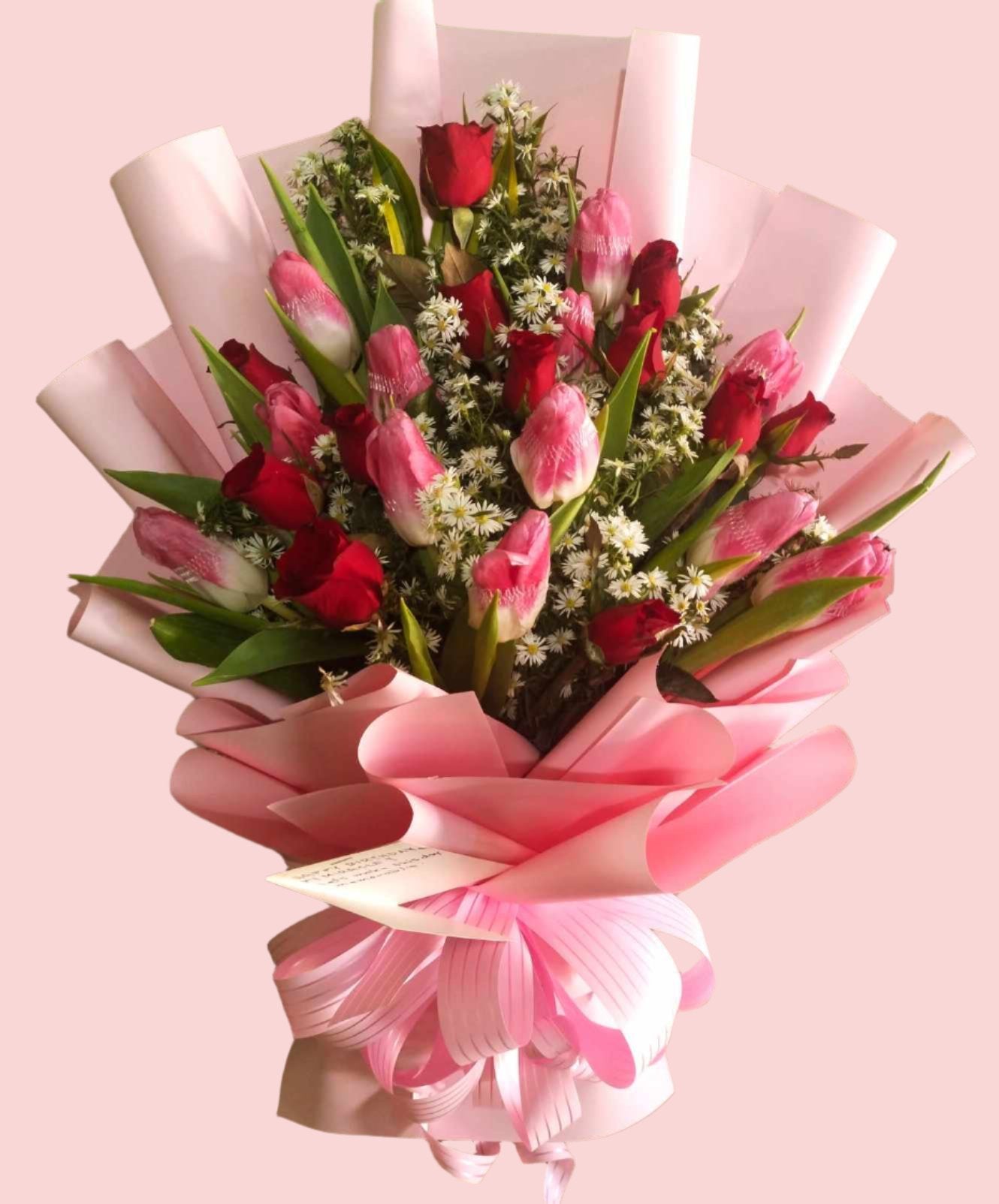 1 DOZ TULIPS AND ROSES