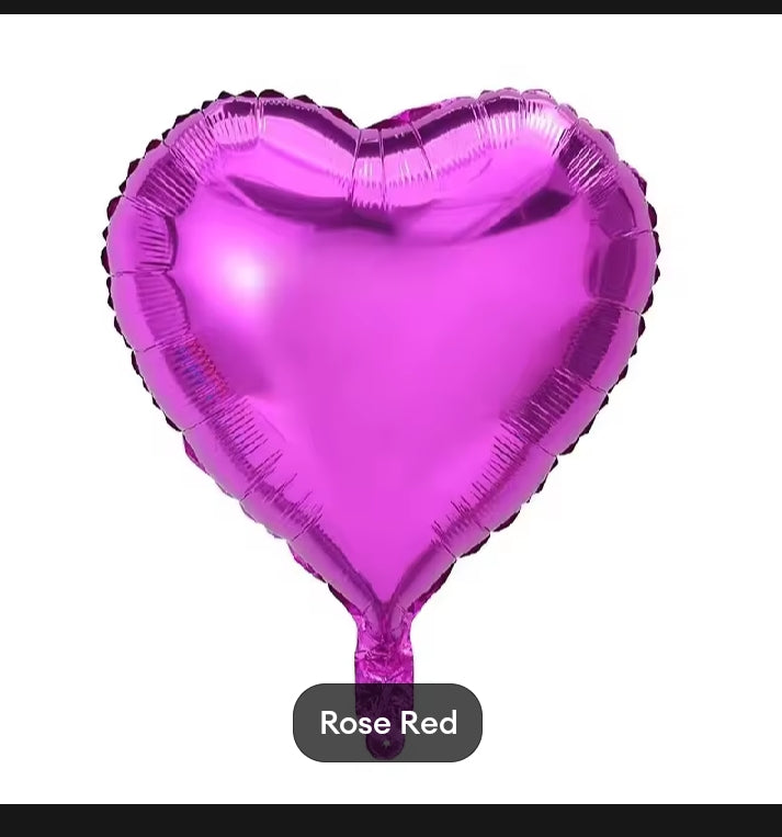 10 inch heart shape balloon