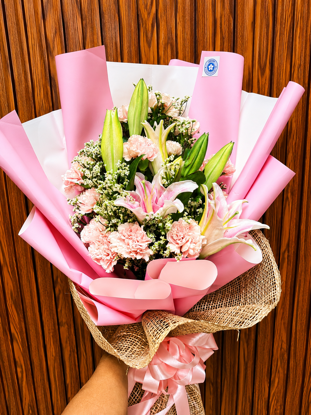Carnations mix Stargazer Bouquet