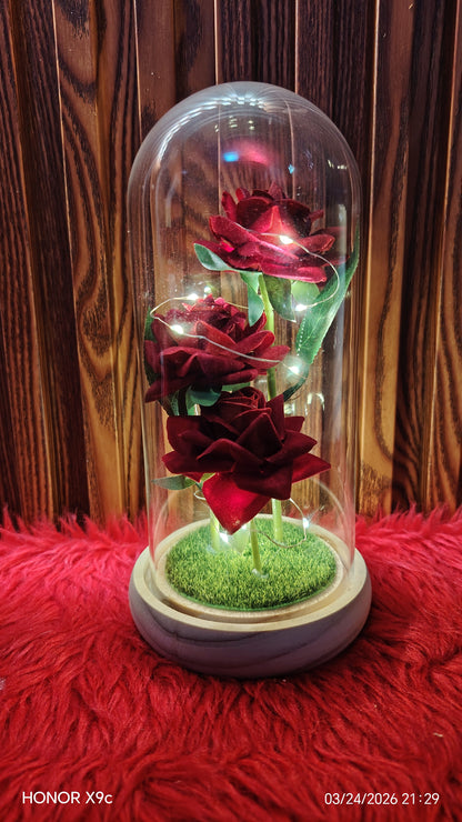 Beauty and the Beast inspiredTrio roses