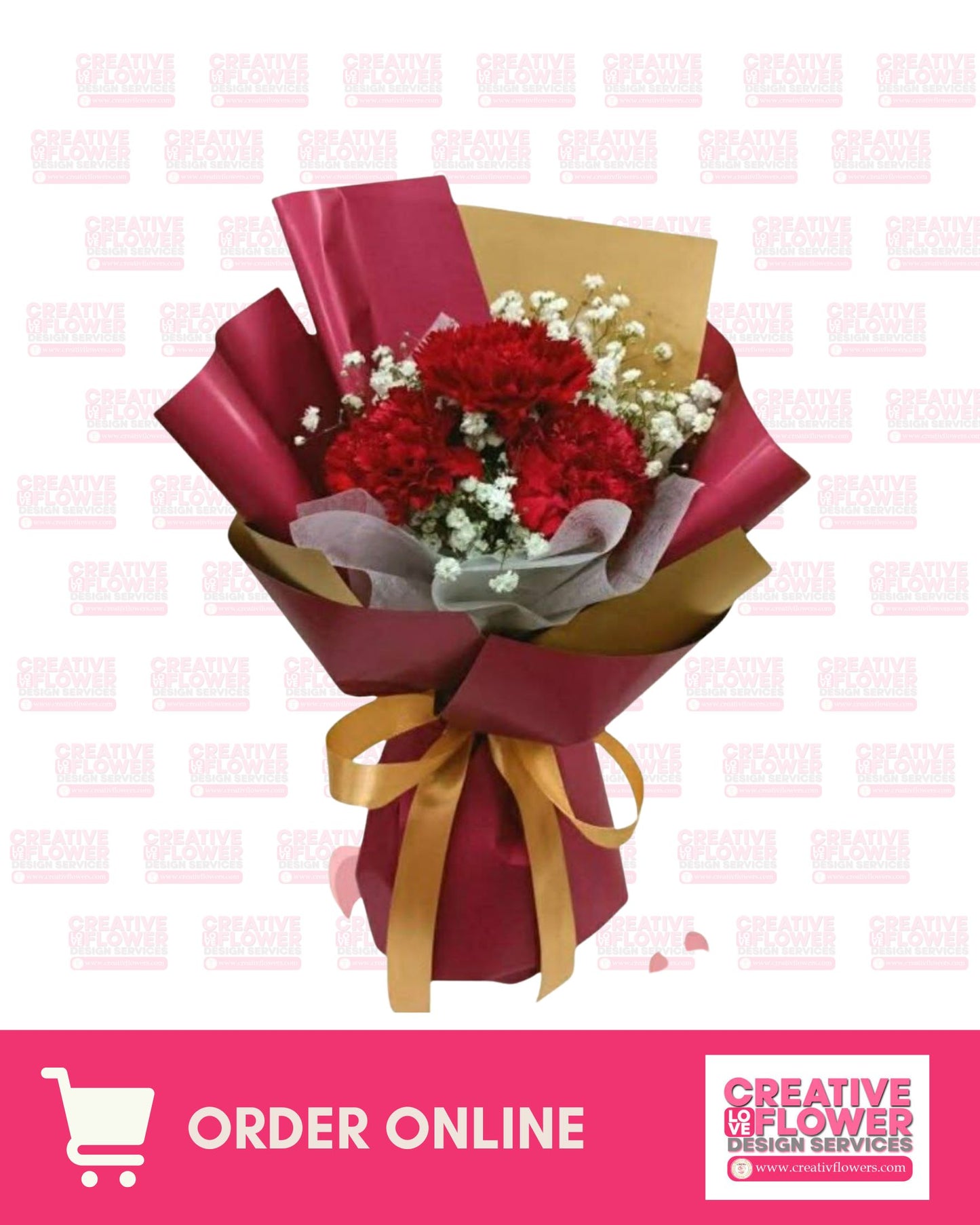 3 Carnation - Red sweetheart