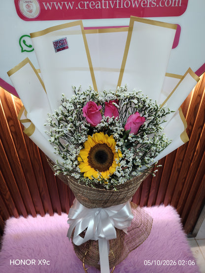 SUNFLOWER - CRUSH CENTER OF ATTRACTION