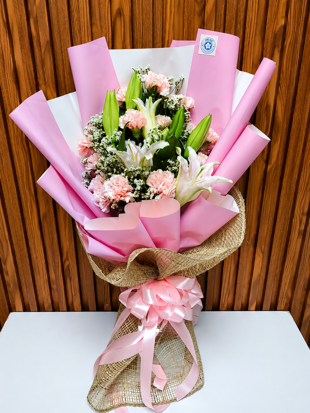 Carnations mix Stargazer Bouquet