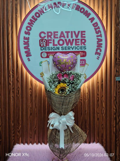 SUNFLOWER - CRUSH CENTER OF ATTRACTION