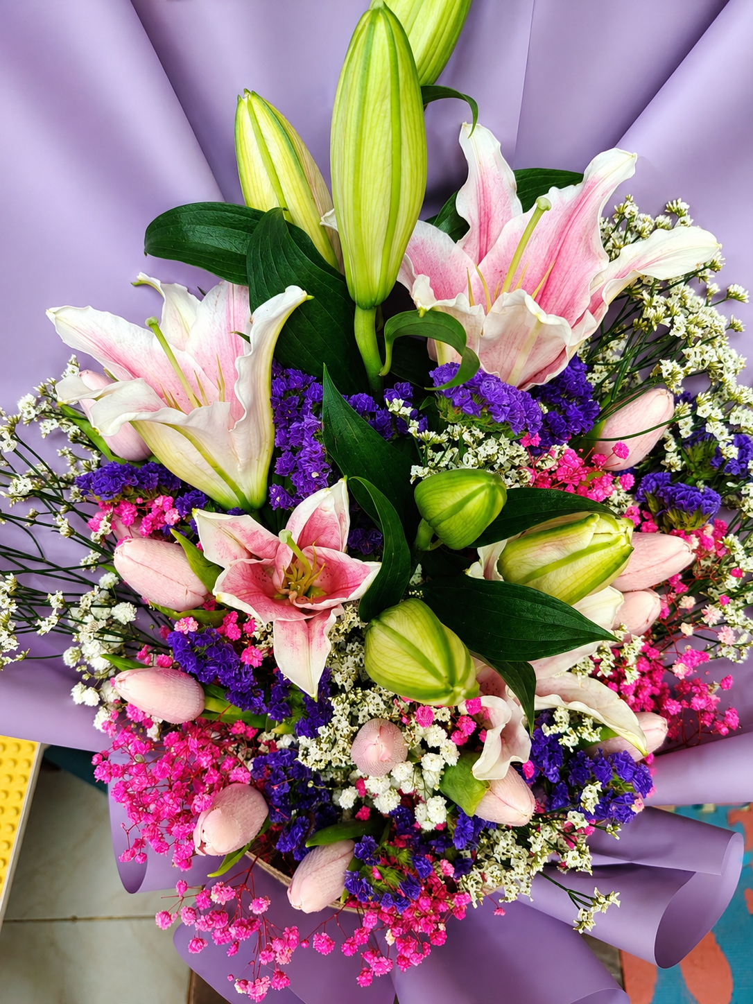 Tulips x Stargazer mix emotions