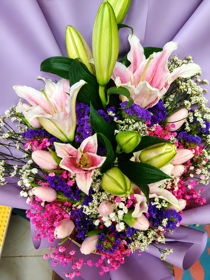 Tulips x Stargazer mix emotions