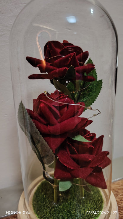 Beauty and the Beast inspiredTrio roses