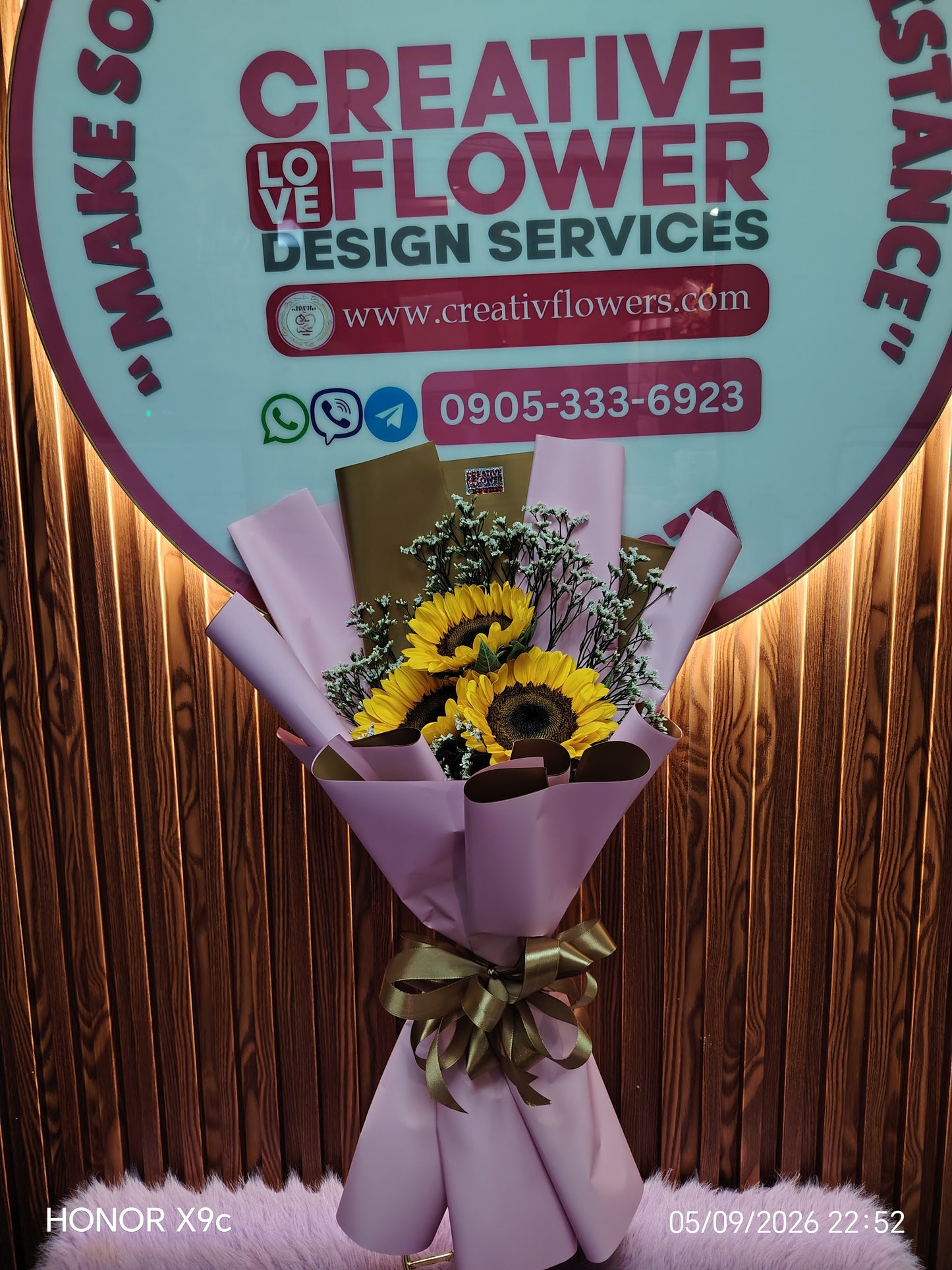 SUNFLOWER - TRI SWEETNESS (3 stems)