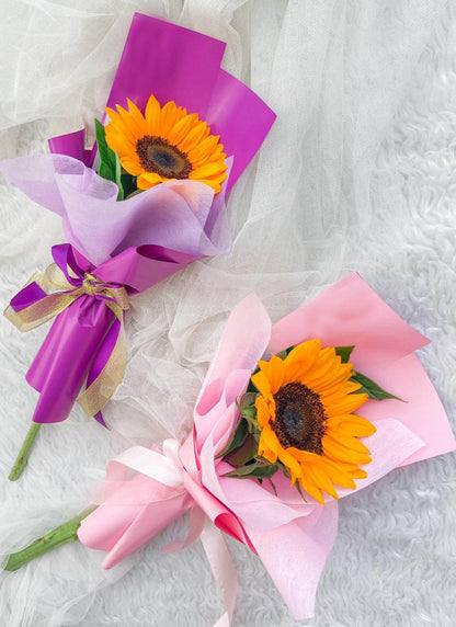 Single sunflower no fillers