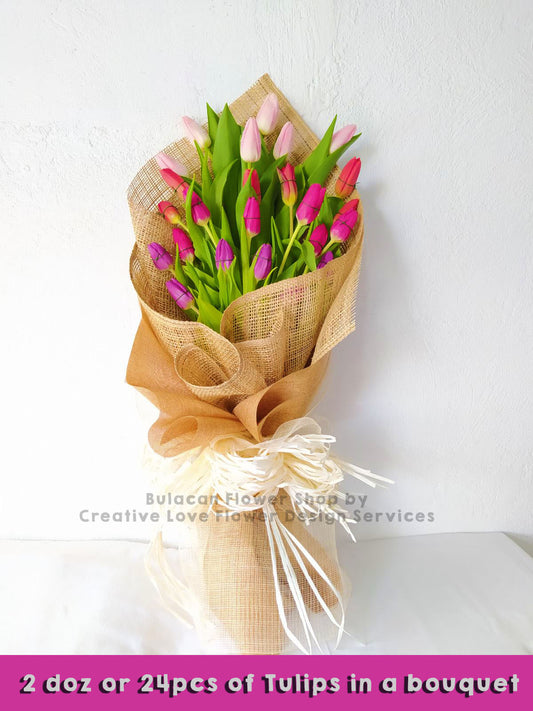 Tulips -  Lovely 24 stems